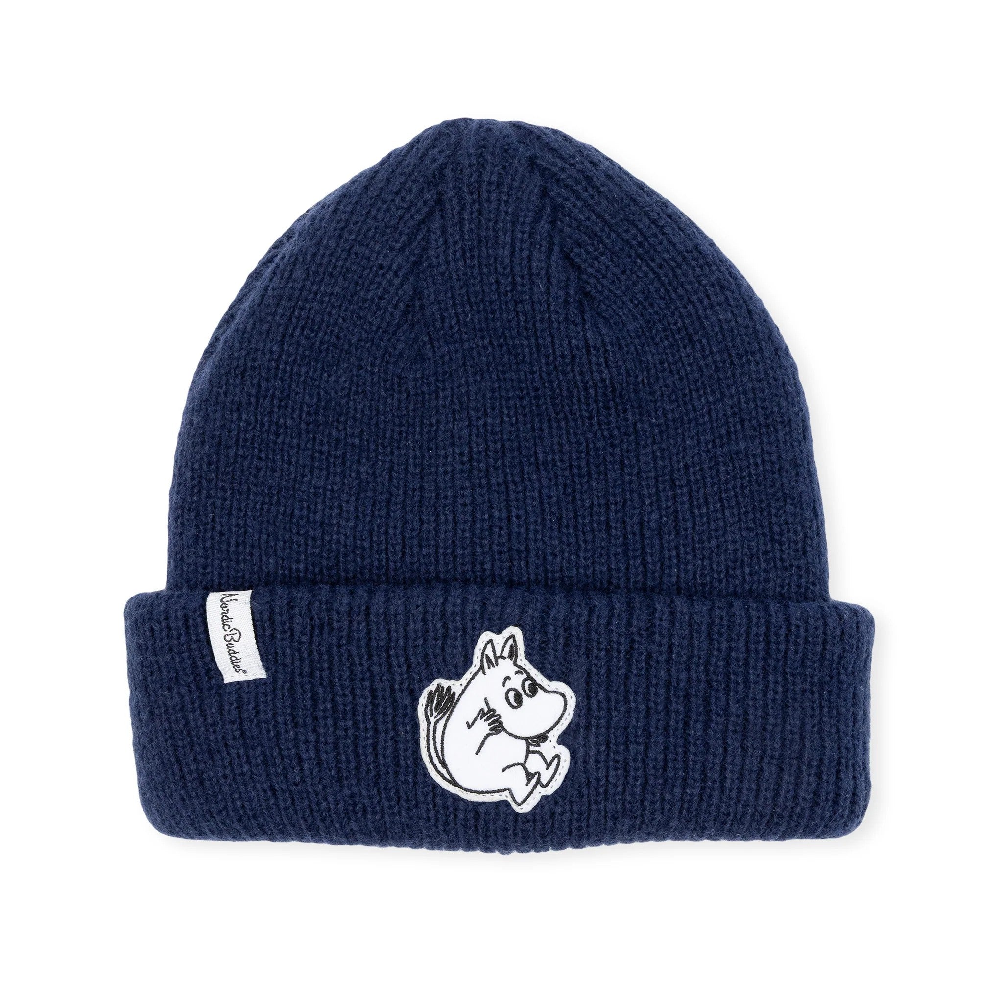 Moomintroll Felt Patch Beanie Kids - Navy