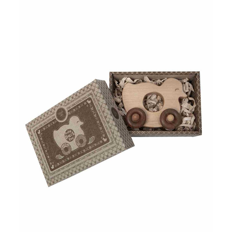 Wooden Toy on Wheels - Duck